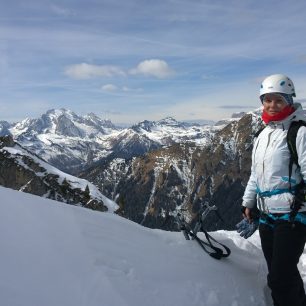 Cestou na Monte Cernera