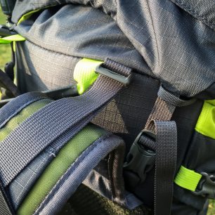 Komfortní ramenní popruhy, které jsou dobře nastavitelné.