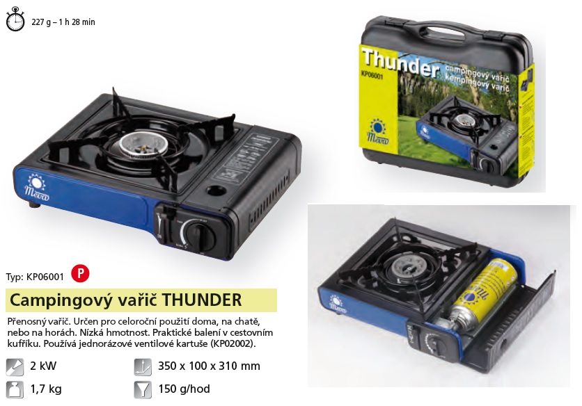 Vařič MEVA Thunder.