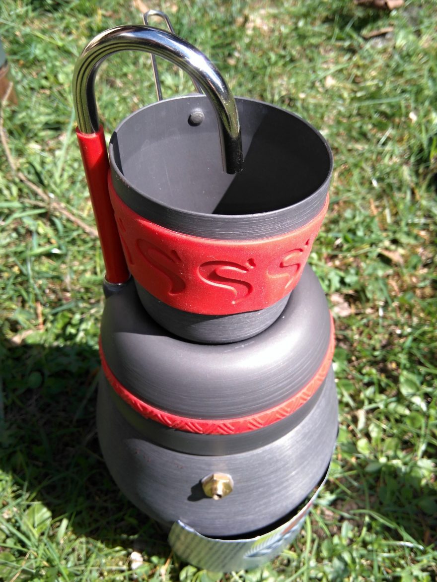 Složený campingový kávovar Meva