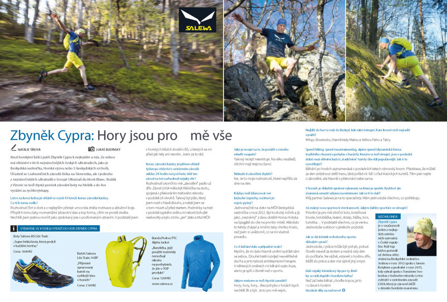 Rozhovor s českým ultraběžcem Zbyňkem Cyprou.