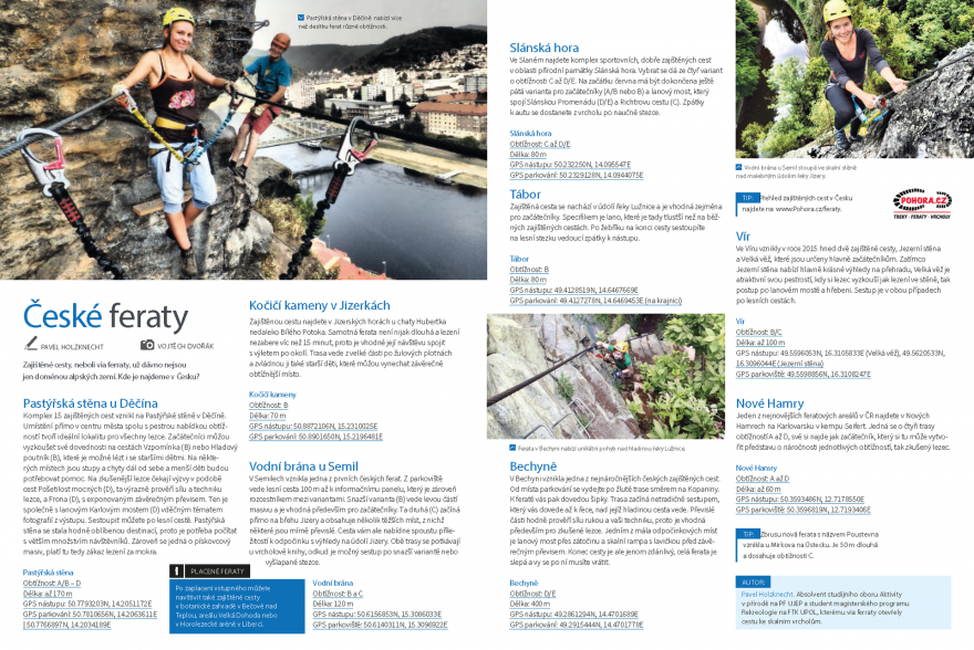 I v Česku se dají najít skvělé feratové terény. Poradím kde!