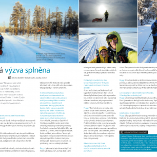 Peggy Marvanové a Adamu Záviškovi se letos podařilo jako historicky prvním dokončit závod Lapland Extreme Challenge.