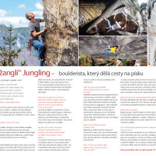 Lezecký univerzál Martin "Džanglí" Jungling.