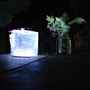 Luna Cube LC1-L na měsíční expedici na Kamčatce.