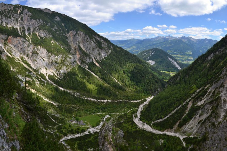 Výhledy z feraty Siega, Schladming-Dachstein.