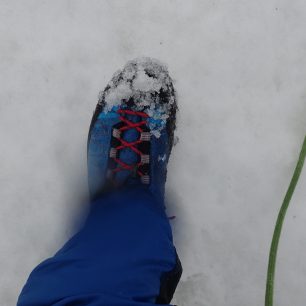 Celodenní túru na sněhu zvládly boty ASOLO Elbrus GV v pohodě.