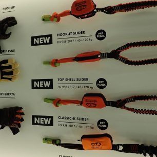 CLIMBING TECHNOLOGY Nové tlumiče pádu podle EN 958.