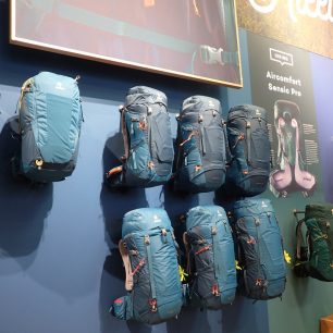 DEUTER nové batohy a systém Aircomfort Sensic Pro.