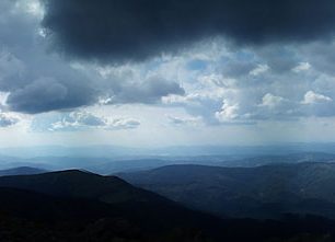 Panorama z oravské Babiej gory