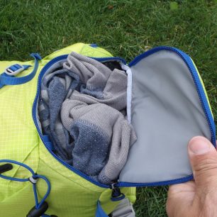 Spodní voděodolná komora batohu Salomon X ALP 30.