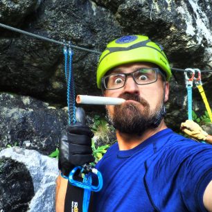 Tak to si kuř, že triko SENSOR Merino Air dostává zabrat.