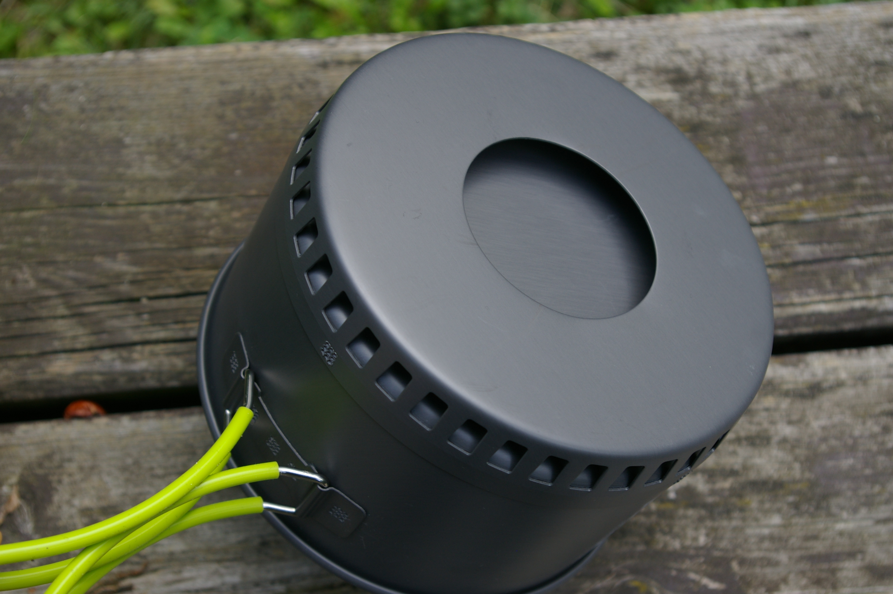 Tepelný výměník PINGUIN Quadri X při pohledu zespoda.