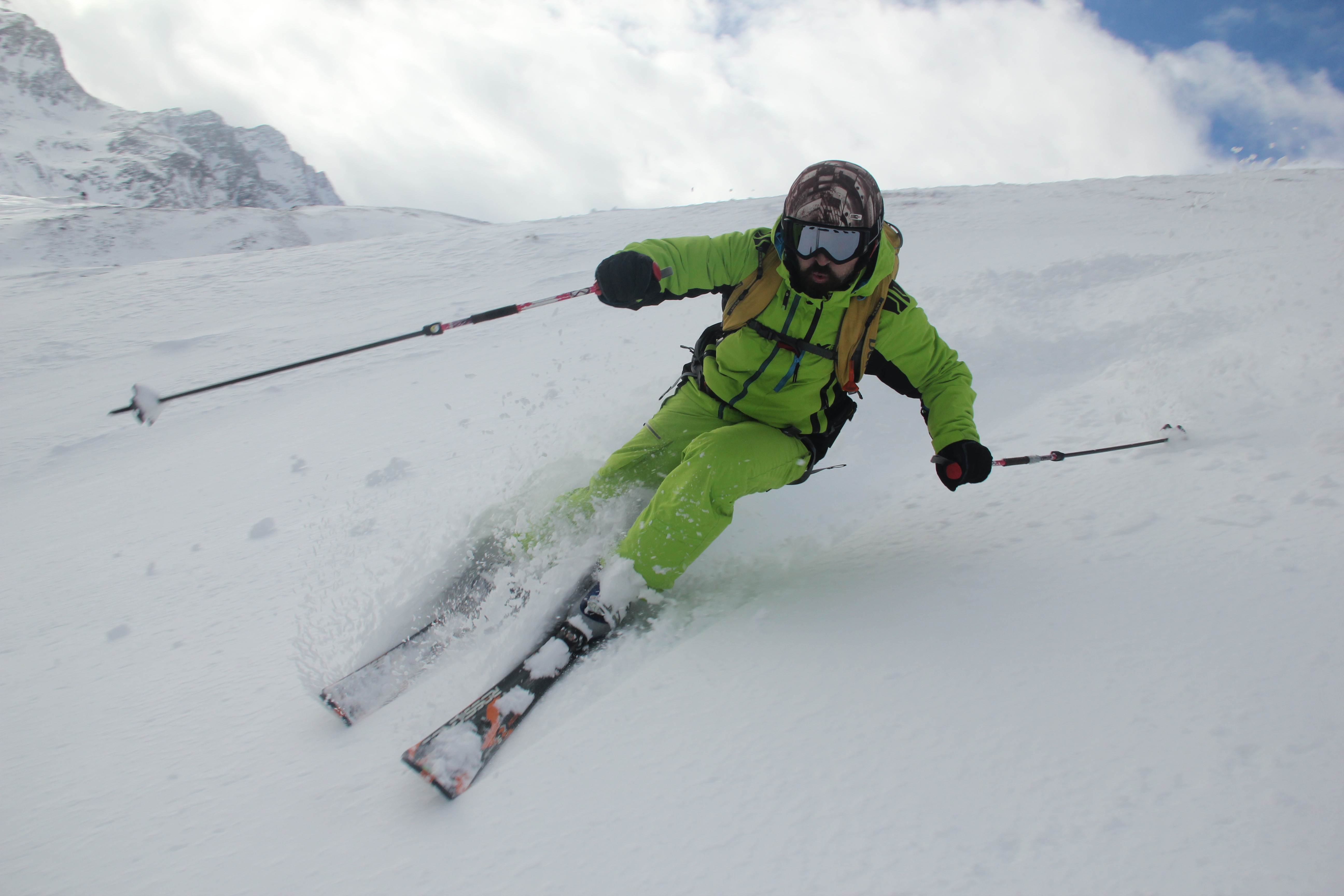 Testování spodního prádla HELLY HANSEN LIFA Seamless probíhalo i několik dní na lyžích i ve volném terénu.