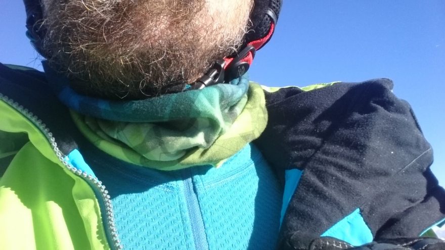 Šátek Buff Thermonet chrání krk.