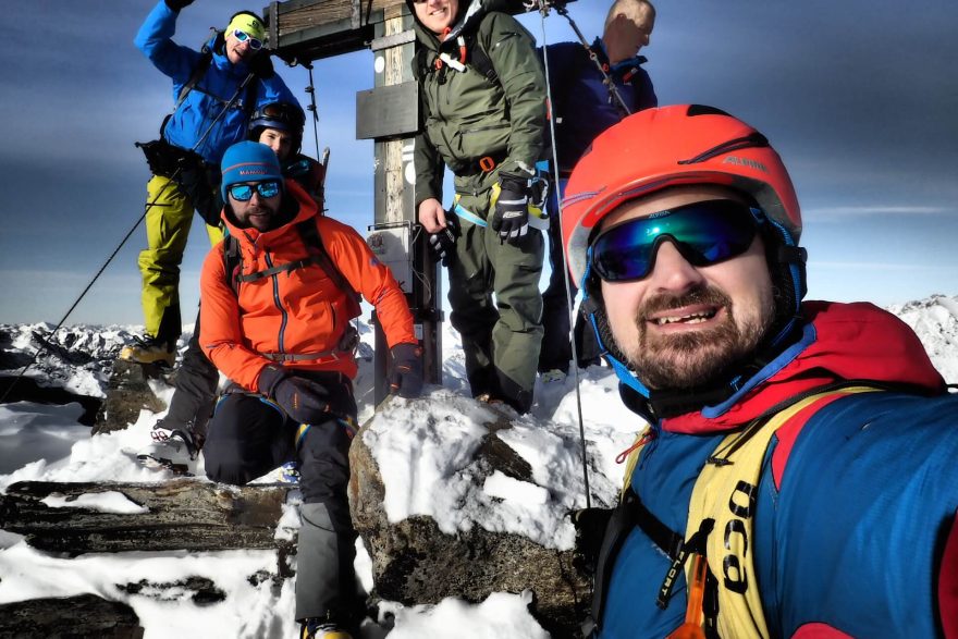 Skialpový výstup na Stubaii s teplotami - 29 C.