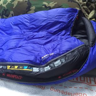 Teplotní určení spacáku Warmpeace Solitaire 500.