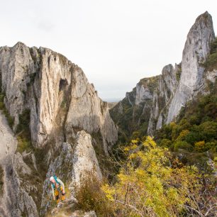Kaňon Cheile Turzii je téměř tři kilometry dlouhý a nabízí skvělé vícedélkové lezení.