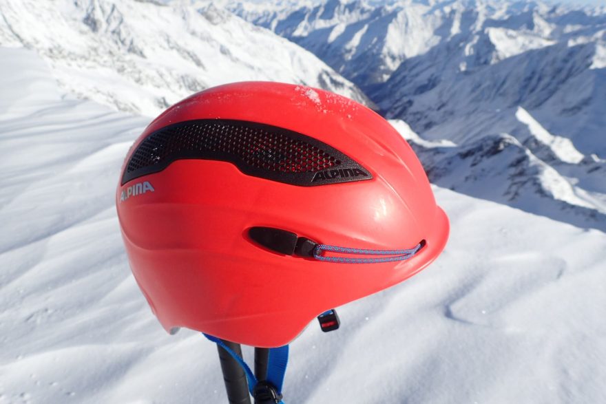 Držák čelovky na helmě Alpina SNOWTOUR.