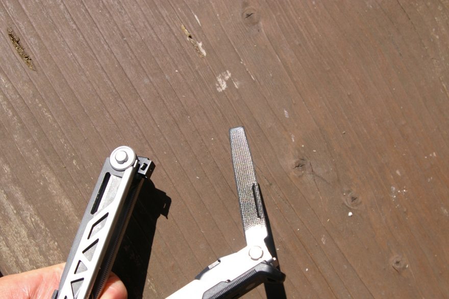 Polootevřený pilník u Gerber Center Drive.