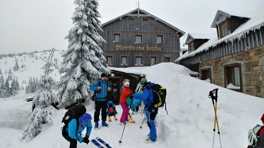 Takhle vypadá testování Direct Alpine Couloir Plus během skialpových přechodů Krkonoš.