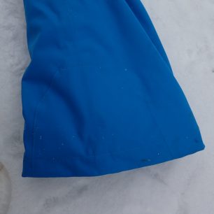 Vnitřní strana nohavic HANNAH Park není zesílena žádným extra odolným materiálem.