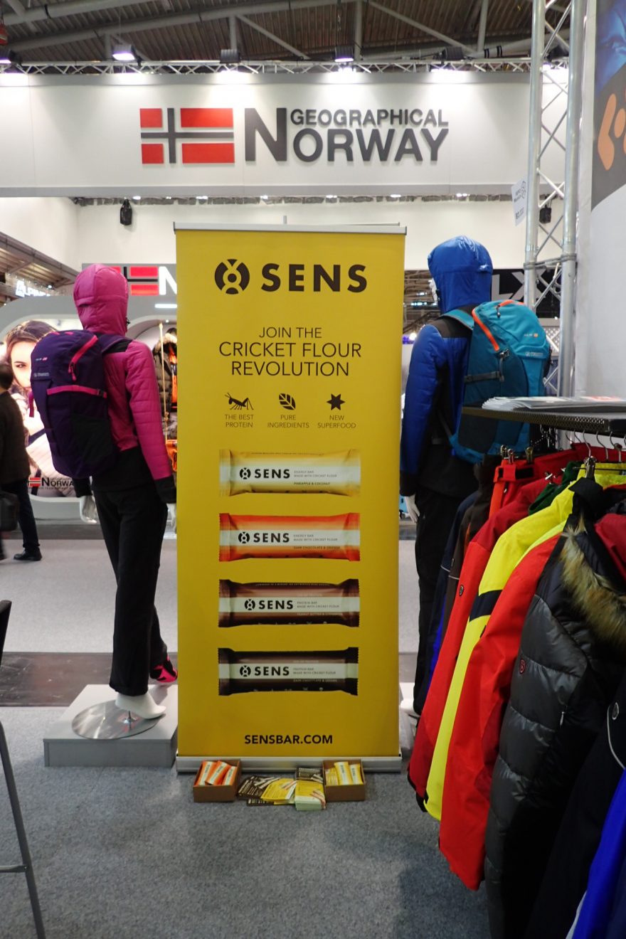 Tyčinky SENS na veletrhu ISPO 2018.