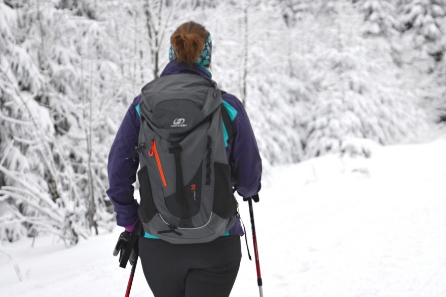 Hannah Element 36: Testování při dvoudenním zimním přechodu Orlických hor.