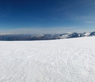 Ukázka panorama z norského pohoří Jotunheimen