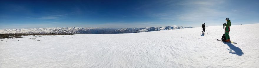 Ukázka panorama z norského pohoří Jotunheimen