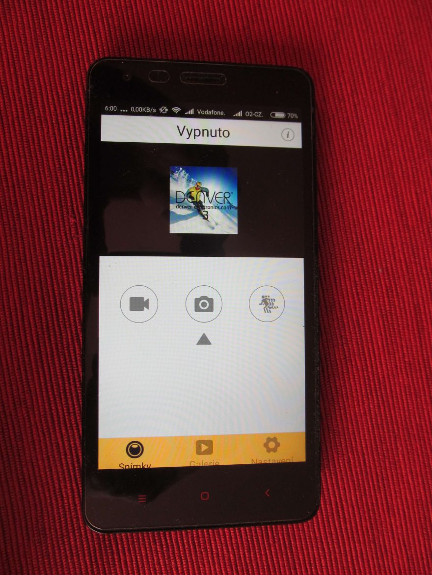 Aplikace Denver pro kameru Denver ACK-8060W.