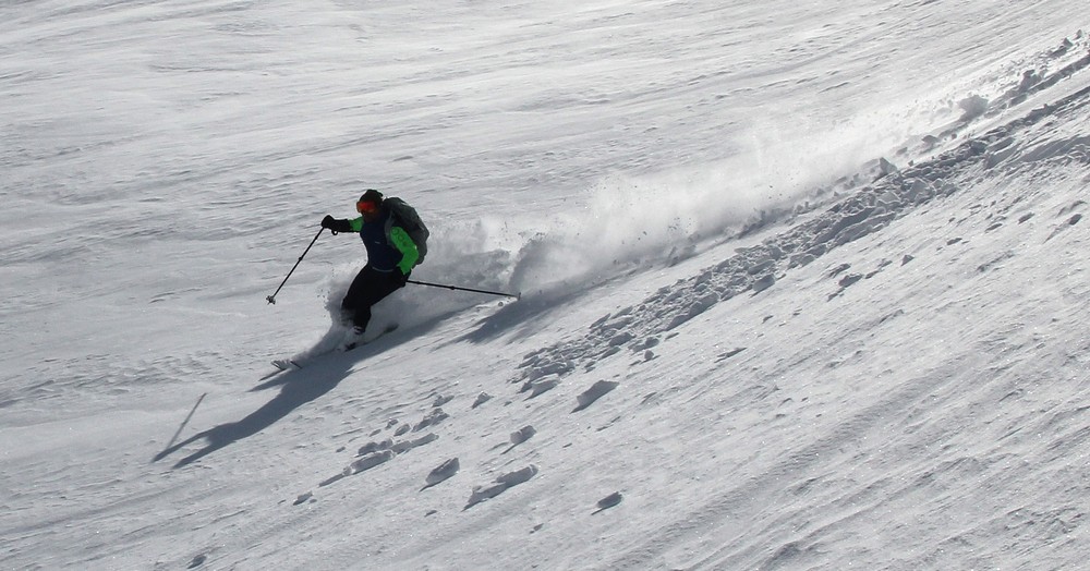 Skialpování s batohem Osprey Levity 45