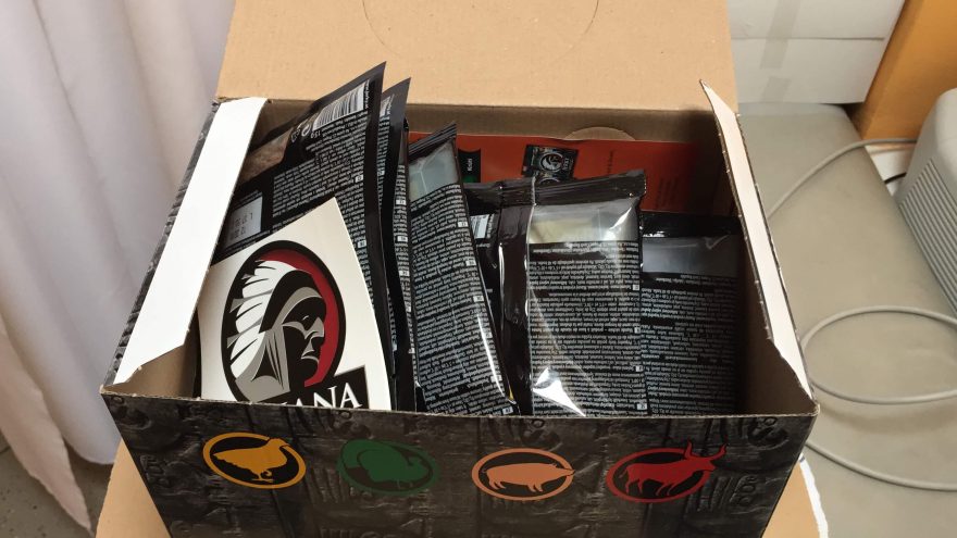 Rodinné balení sušeného masa Jerky - obsah.