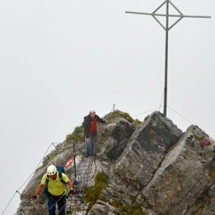 2. lanový most, Ferata Brunnistöckli, Engelberg, Švýcarsko.