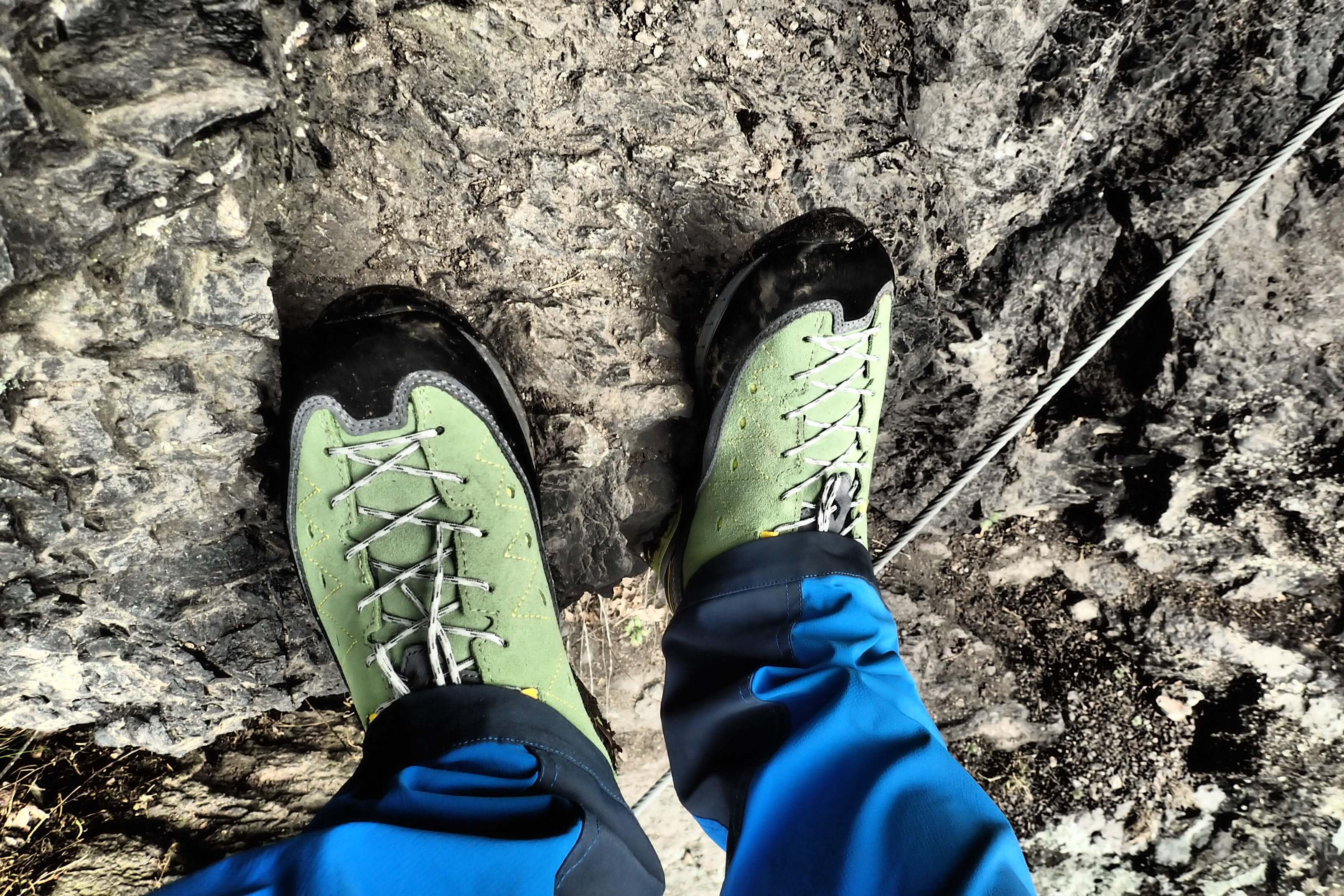 Testování Asolo Apex GV na zajištěné cestě.