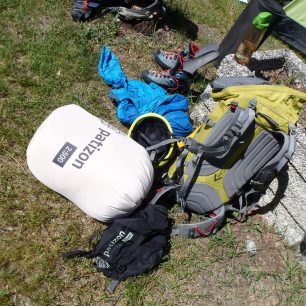 Kompresní i skladovací obal spacáku Patizon 2:500.