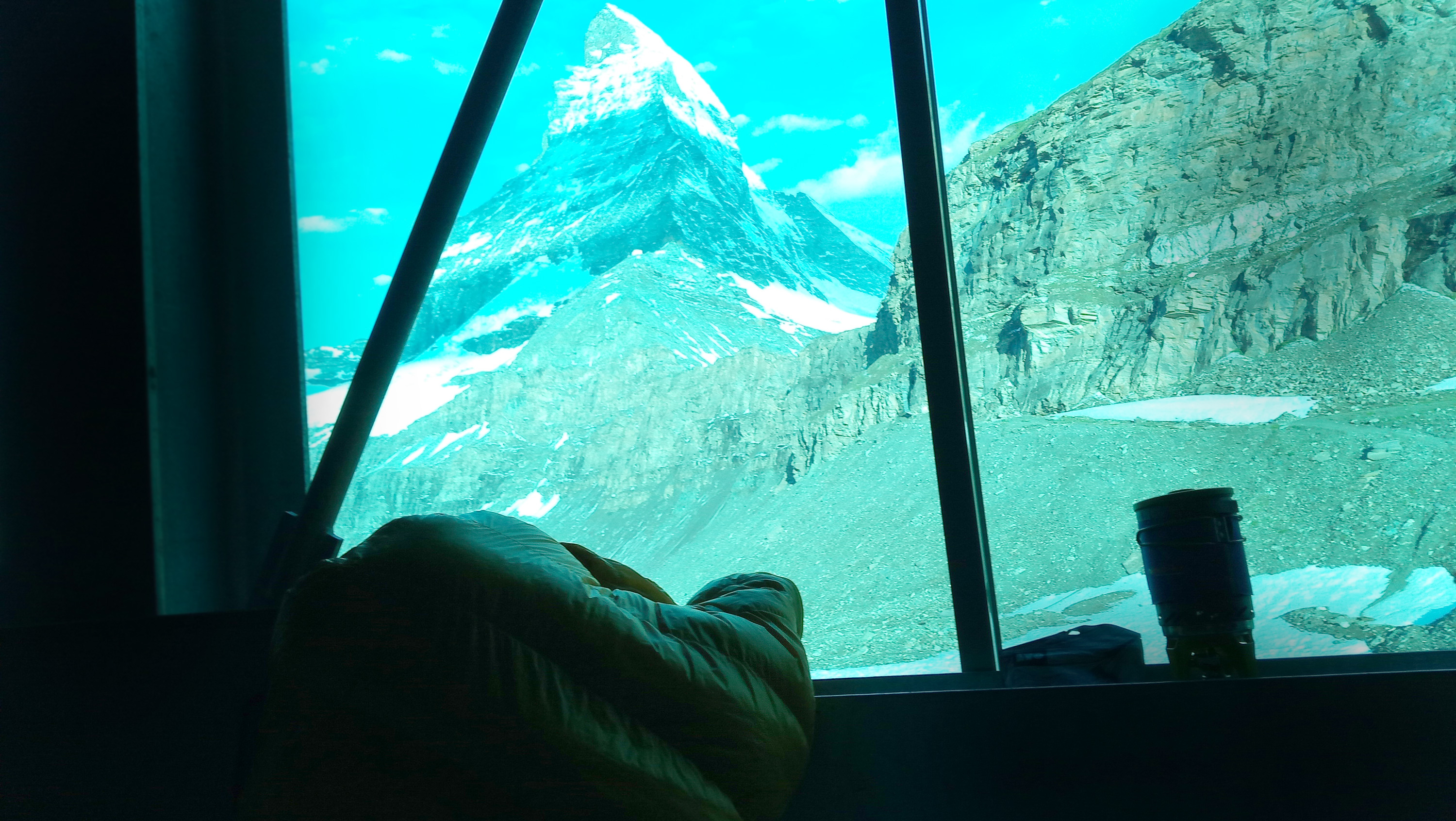 Testování Patizonu 2:500 pod Matterhornem.