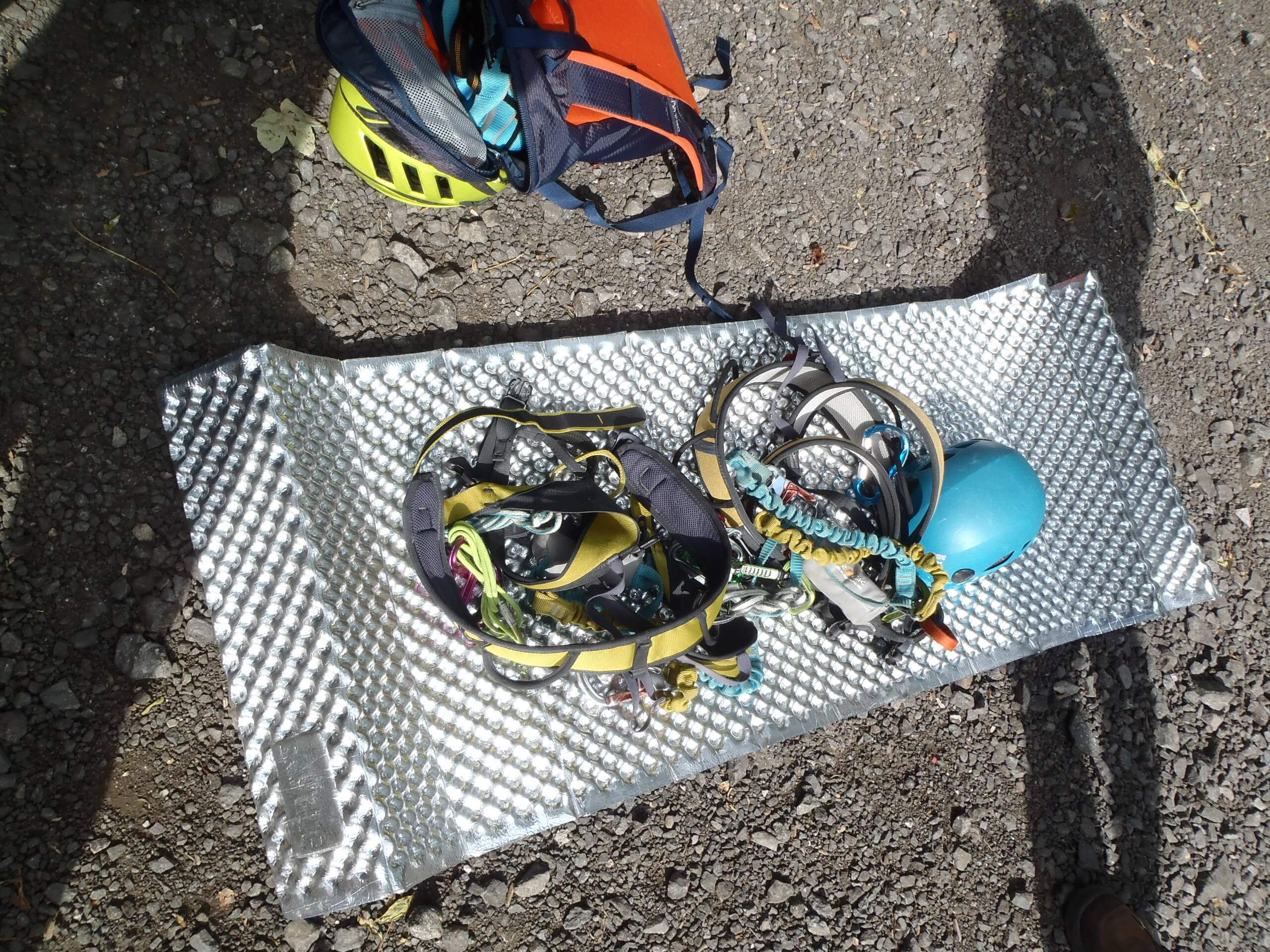 Další využití karimatky YATE Wave Alu.