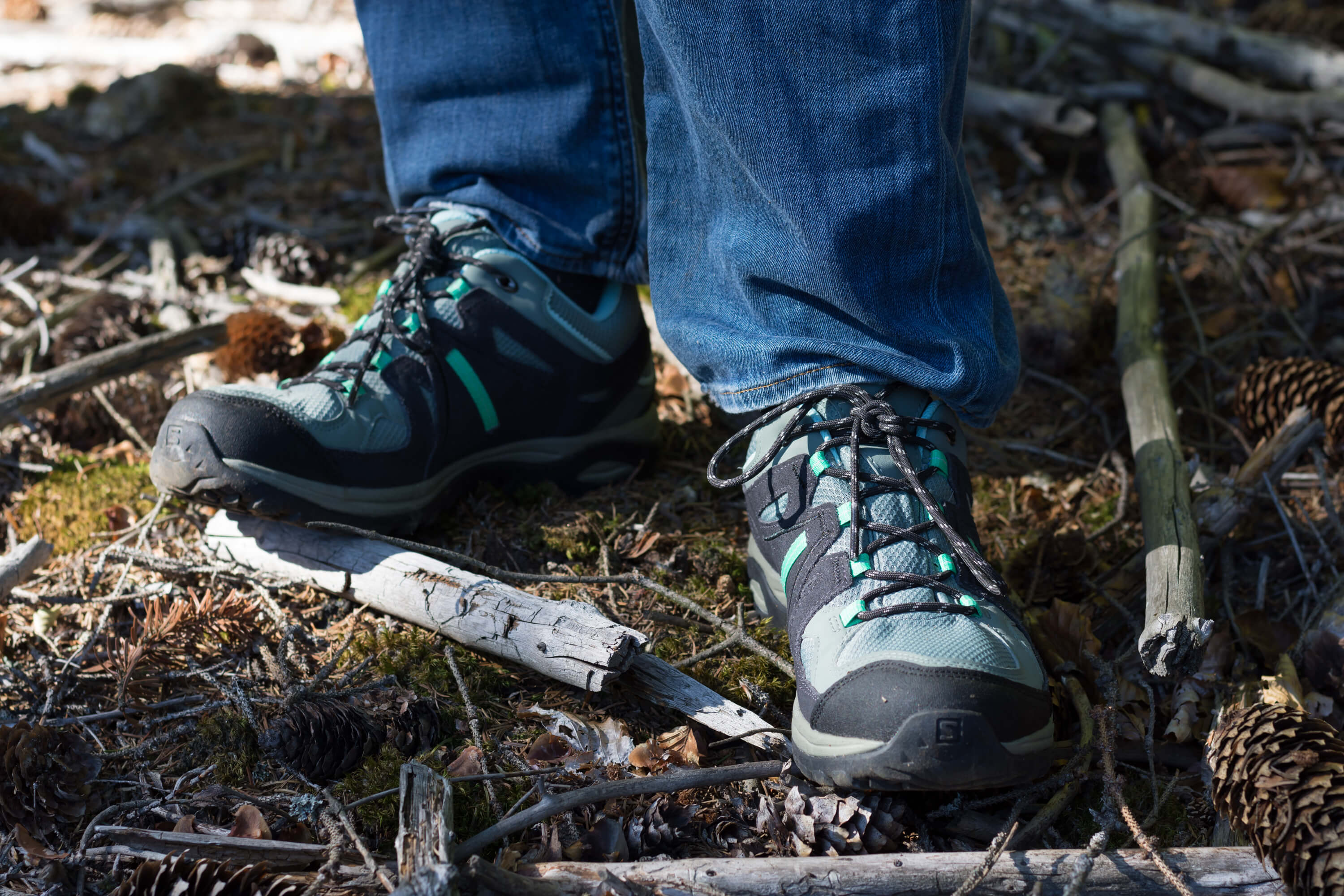 Špička podešve Contagrip je i u modelu Salomon ELLIPSE 2 GTX® přetažena a chrání tak přední část boty.