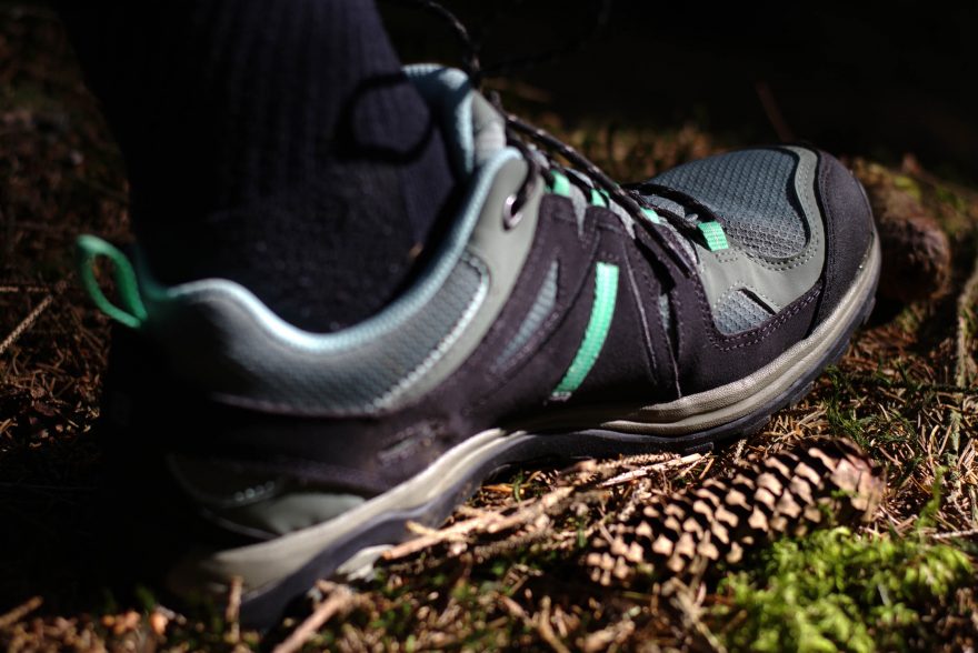 Tak v lese jsou boty Salomon ELLIPSE 2 GTX® jako doma.