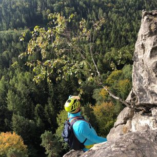 Lezení s batohem OSPREY Mutant 22.