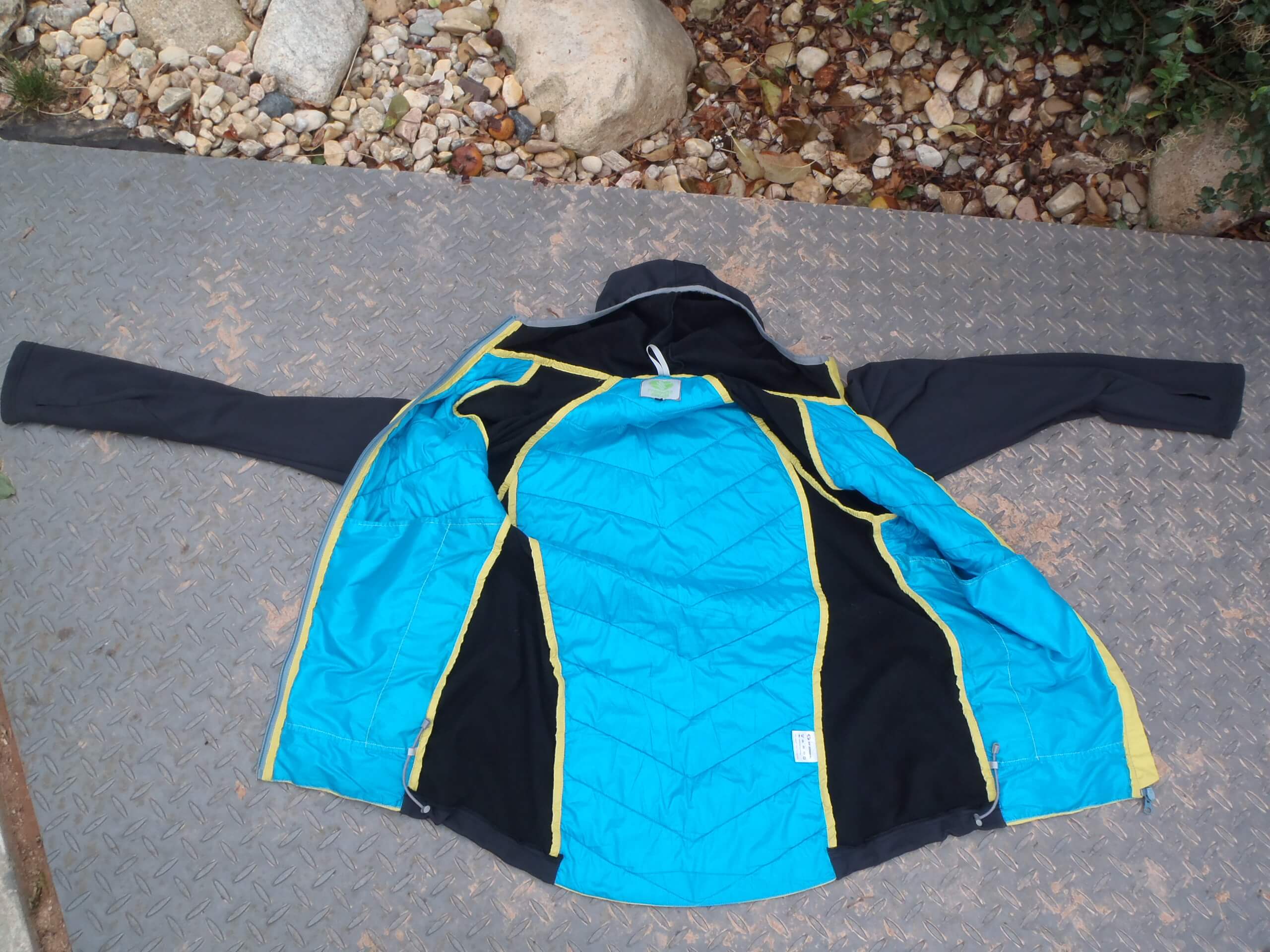 Rozložení vlny a techno streče v jednotilvých panelech - Sir Joseph Forza Man.