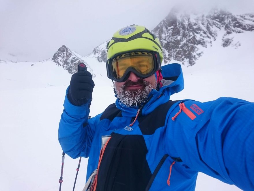 Skialpový přechod větrných Ötztalských Alp s výstupem na WildSpitze - Sir Joseph Forza Man.