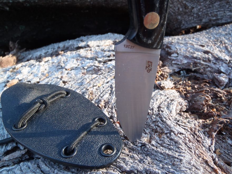 S nožem Enzo Necker 70 na výletě Podkrkonoším.