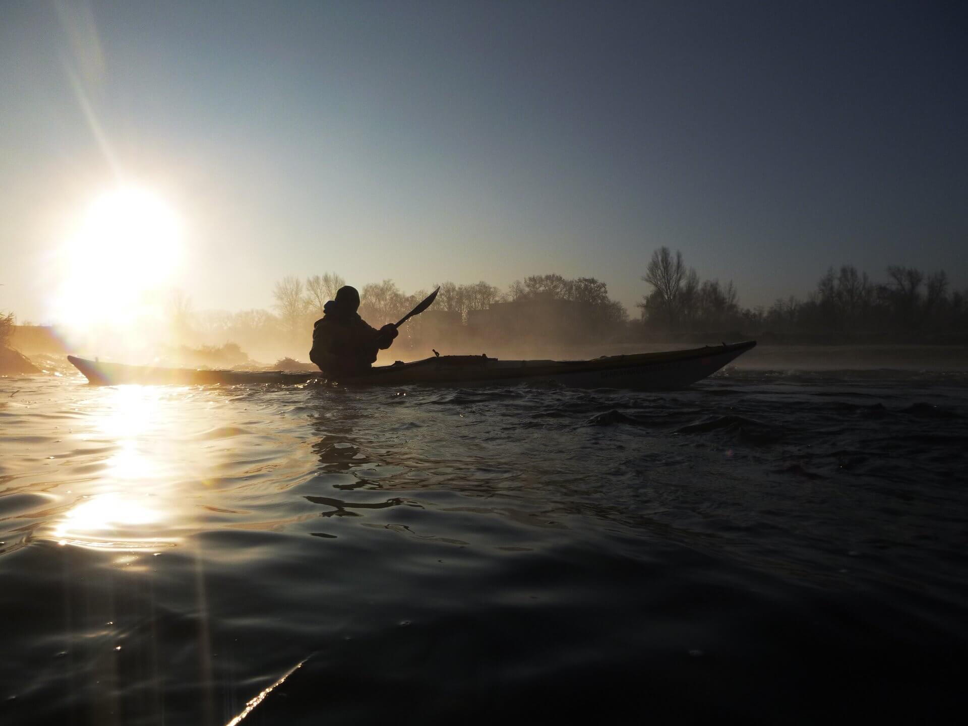 Testování trika Devold Tuvegga Sport Air během pádlování.