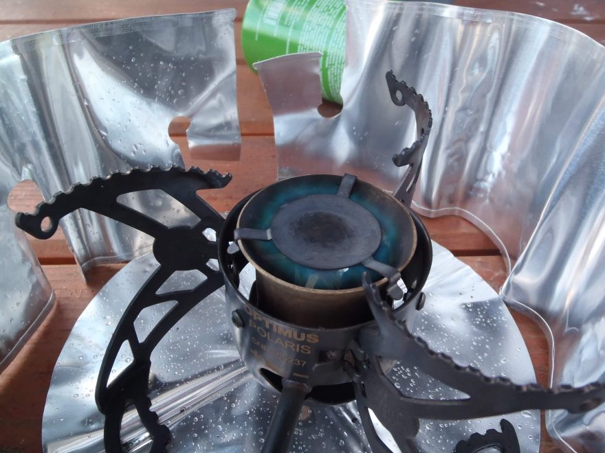 Modrý plamen znamená, jsem připraven.