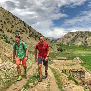 Marek Holeček a Tomáš Petreček v Pákistánu při expedici Nanga Parbat 2018.