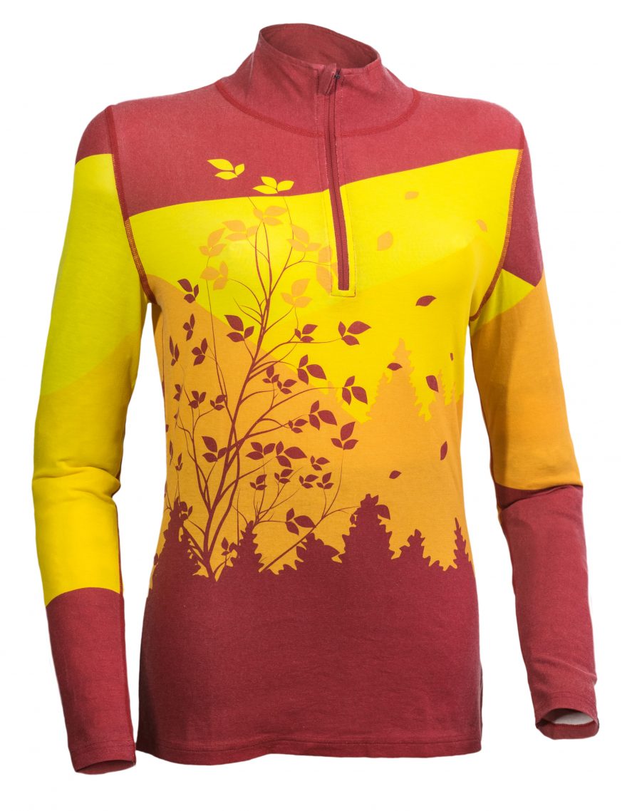 Pullover Debbie lady autumn red.