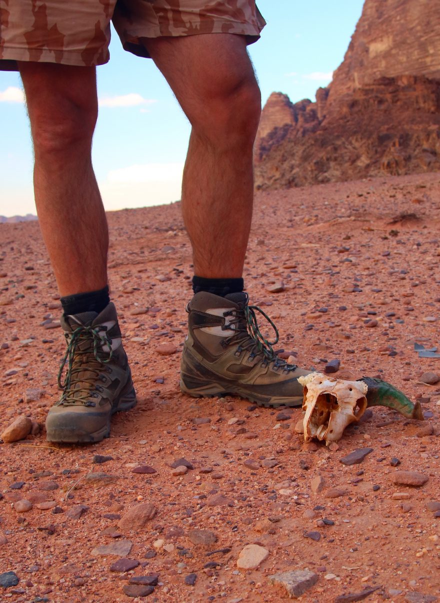 Outdoorová obuv Prabos SOCOMPA GTX je spolehlivou součástí výstroje (nejen) do drsné pouště.