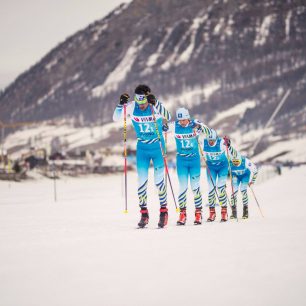 V týmovém prologu seriálu Visma Ski Classics 2018/2019 dojeli závodníci Vltava Fund Ski Teamu celkově na 10. místě. Foto Pavla Kinclová